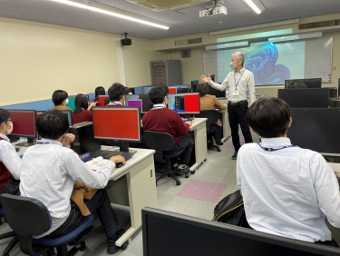 ＣＧ専攻授業風景